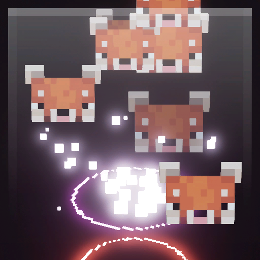 red panda face
