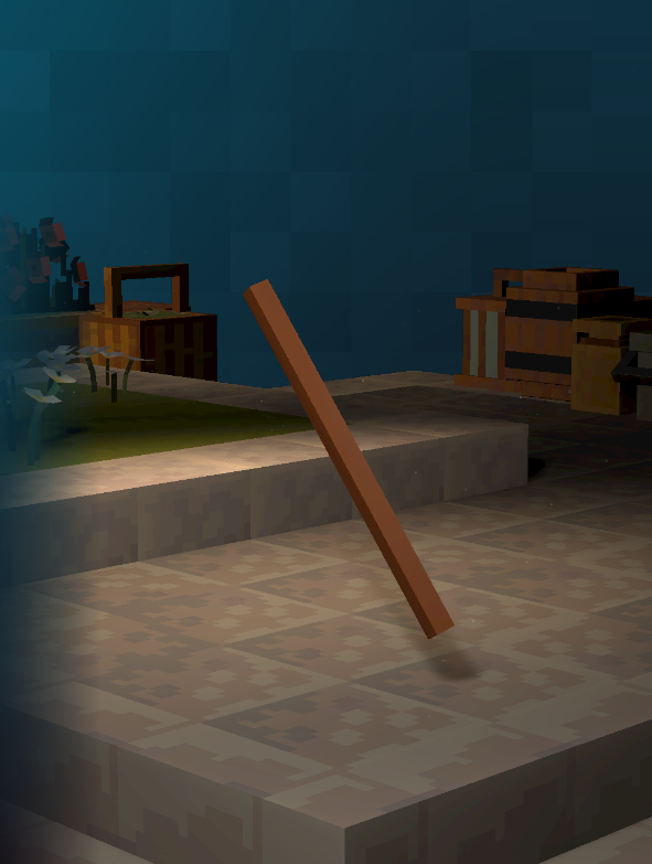 Finished brown stick shown in the Dungeons II inventory preview